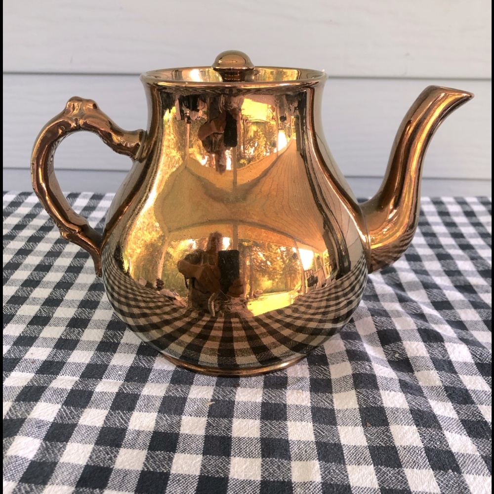 Vintage Ceramic Lustreware Teapot
